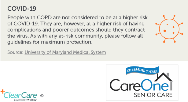 COPD (Chronic Obstructive Pulmonary Disease) - Southeast Michigan Home Care Blog Posts | CareOne Senior Care - 2020-10-14_14-11-13