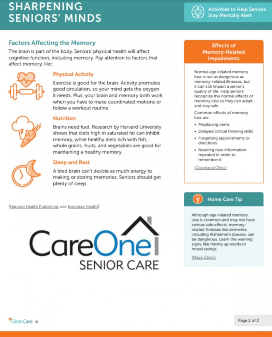 SHARPENING SENIORS’ MINDS - Southeast Michigan Home Care Blog Posts | CareOne Senior Care - LARGE__2020-01-07_1509